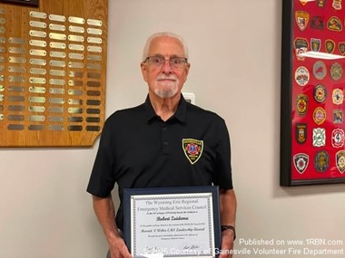 Gainesville Firefighter Honored With EMS Leadership Award