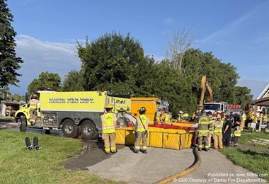 Tankers Took the Road During a Multi-County Water Drill