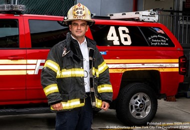 FDNY Battalion Chief Recognized for Helping Long Island Resident