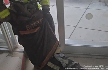 Boston Volunteers Conducted Interior Fire Training