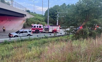 I-95 South Rollover Disrupts Morning Travel as Crews Respond to Multi-Agency Crash Scene