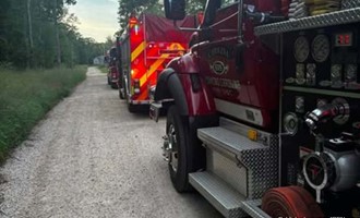 Work Van Fire on Bailey Hill Quickly Contained Before It Reaches Nearby Structures