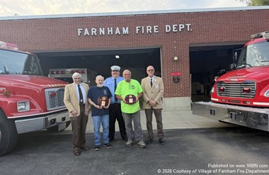 Two Farnham Members Marked Five Decades of Fire Service