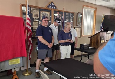 Lake Delta Fire Department Honors Members and Supports Booneville Fire Company