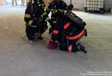 Inside the Maze: Danbury Crews Sharpen Large Area Search Skills in Warehouse Drills