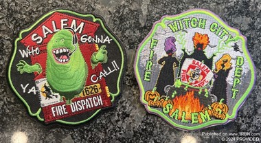 Salem Fire Dept. Halloween Patches