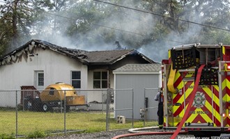 Home fully involved on arrival