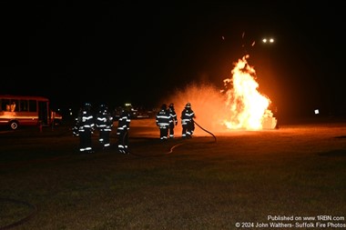 Firefighters Sharpen Skills at Suffolk Fire Academy Training Night