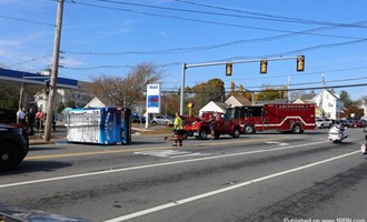 Van Rolls Over in Abington