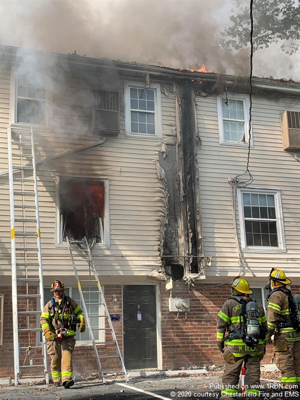 14 Displaced After Massive Chesterfield Fire