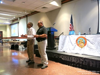 Retired North Providence, R.I., Battalion Chief John Cagno, Jr. & retired North Hudson Deputy Chief 