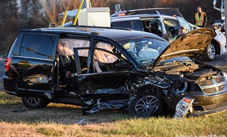 Vehicle Accident on S. Township Line Rd