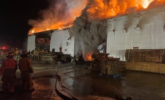 Large Woodshop Fire in Caernarvon Twp.