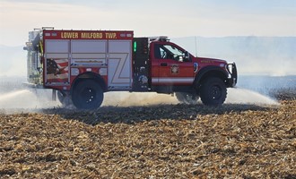 Lower Milford Fire Co. Responds to Field Fire