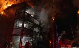 11 Families Displaced After 7th Alarm Fire; Fire Alarms Alert All Residents