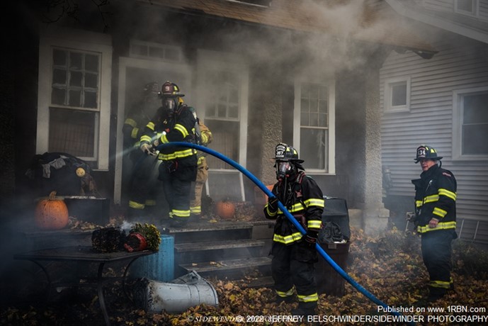 Town of Colonie Crews Rescue Multiple Dogs from Menands House Fire