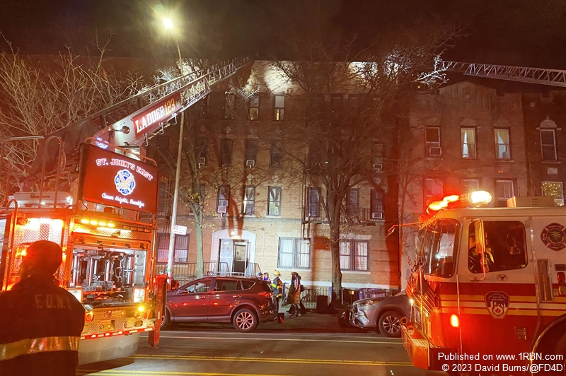 FDNY Battles Early Evening Fire