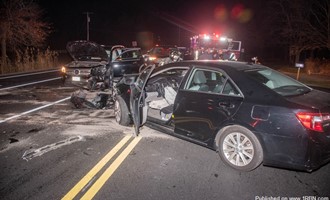 3 Car MVA in Busy Delmar Intersection