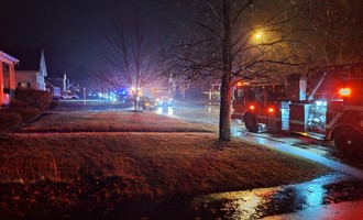 Three car MVA caused by major storm