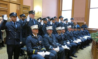 Jersey City Holds Promotion and Graduation Ceremony