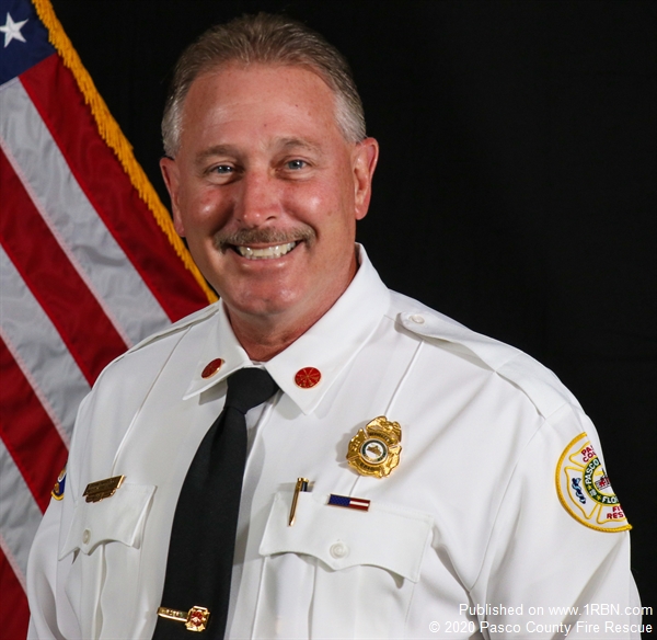 Pasco County Fire Rescue Deputy Chief of Operations Awarded 