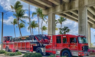 Fort Myers Fire Department Debuts Southwest Florida’s First Tiller Truck since 1926