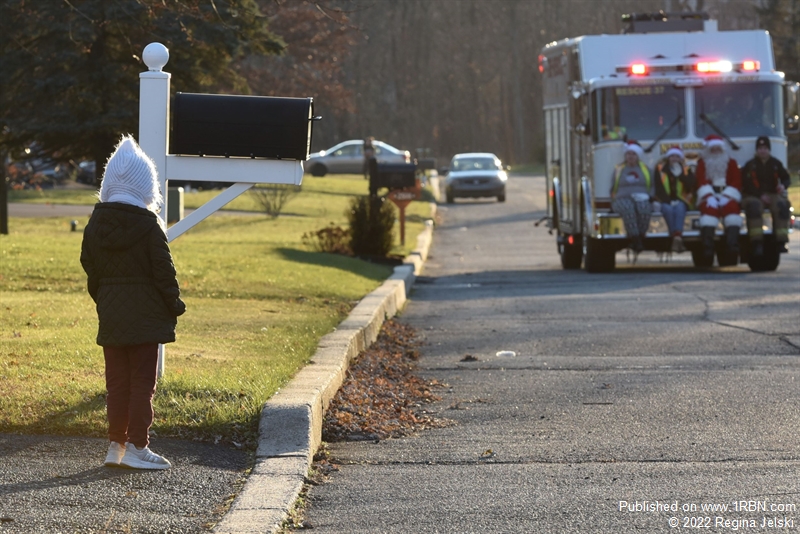 New Hanover Fire Co Santa Run