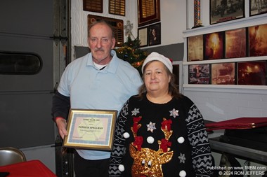 Jersey City Gong Club Deputy Chief Patrick Spellman & wife and Chief, Connie Spellman