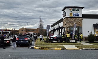 Car Vs. Building in South Whitehall Twp.