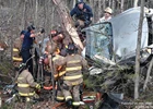 Londonderry firefighters extricate a trapped occupant