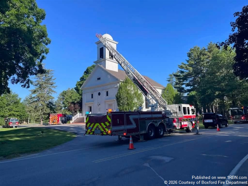 Boxford Firefighters Investigate Church Smoke Report