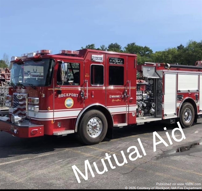 Rockport Firefighters Assist at Second-Alarm Gloucester Fire