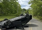 No Major Injuries Reported Following Rollover Crash