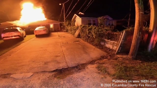 Firefighters Contain Residential Structure Fire; Occupants Displaced
