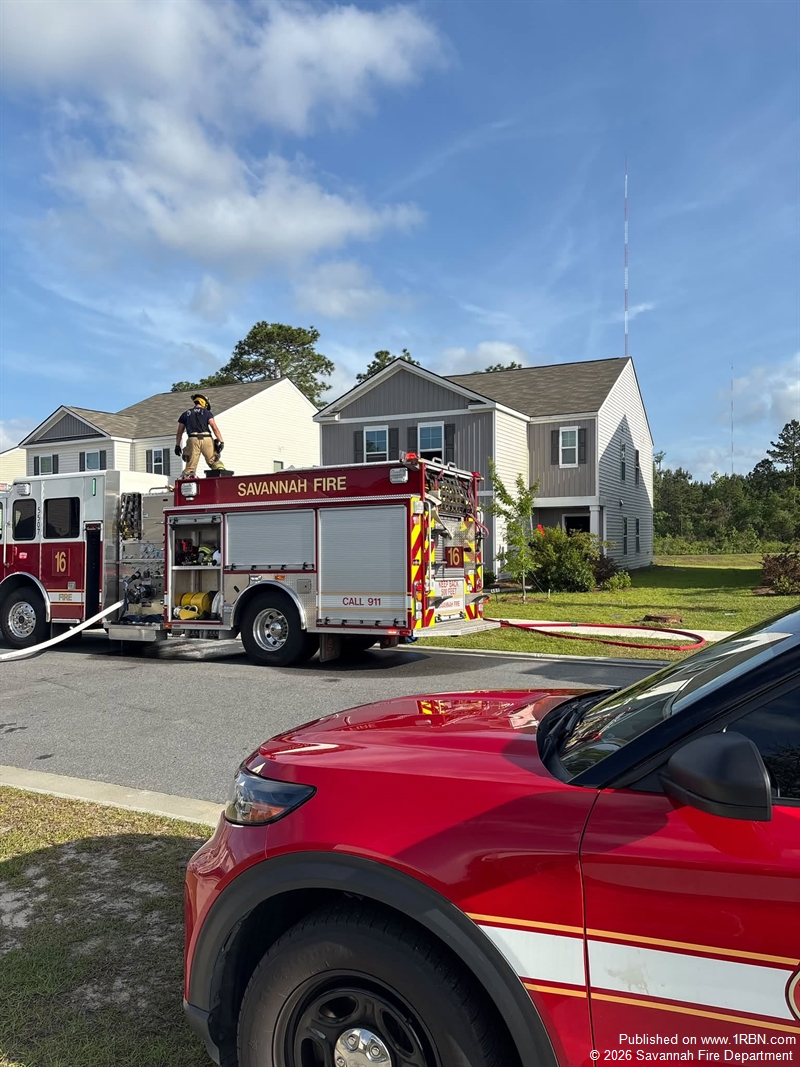 Firefighters Quickly Contain Residential Structure Fire; Three Displaced