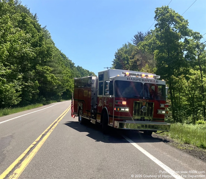 Harpursville Fire Department Responded to Route 79 Crash