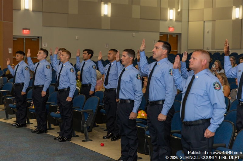 SEMINOLE COUNTY FIRE DEPARTMENT CELEBRATES GRADUATING CLASS 26-01
