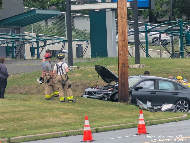 One Person Treated Following Route 300 Crash in Newburgh
