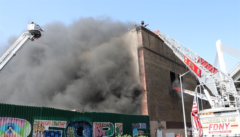 FDNY Battles Third Alarm in Record Heat