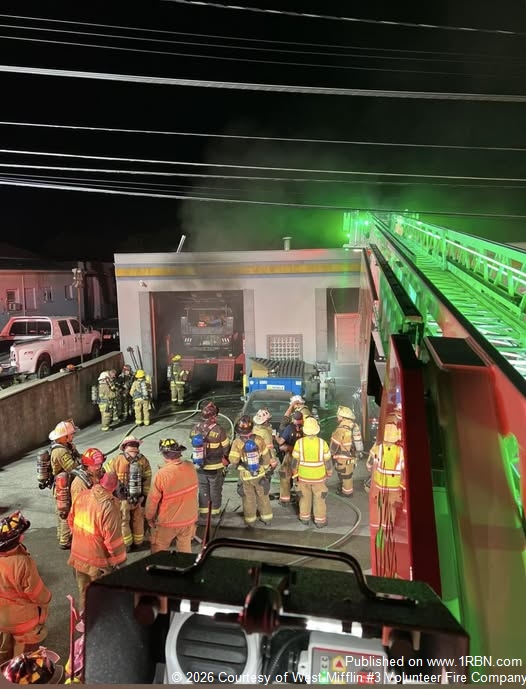 Mutual Aid Crews Responded to West Mifflin Commercial Fire