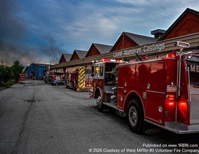 Mutual Aid Crews Supported Extended Commercial Fire Operations
