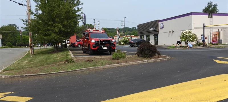 Electric smell inside building
