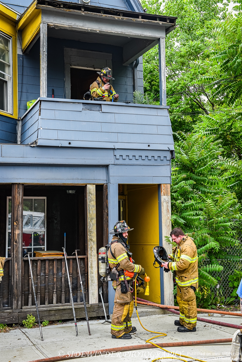 Firefighters Make An Aggressive Knockdown On A Fifth Avenue Fire