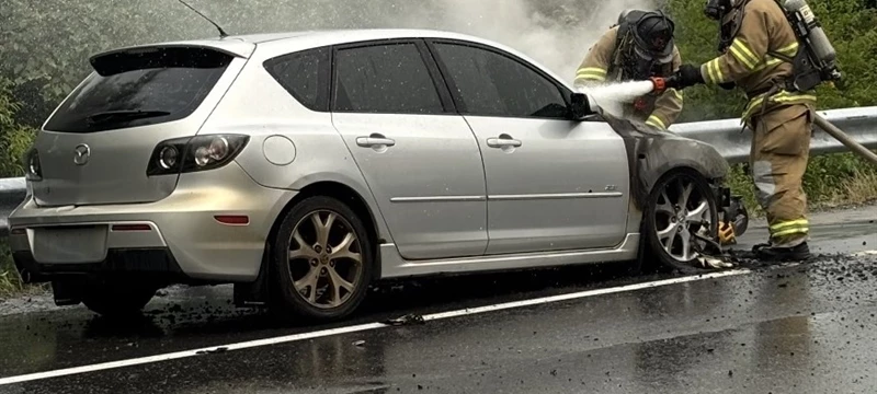 Vehicle Fire in Preston