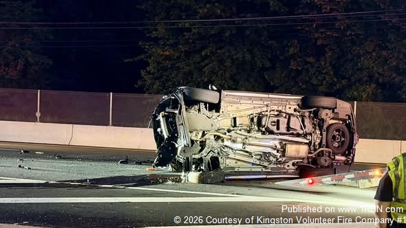 Motor Vehicle Incident Keeps Kingston Firefighters Busy