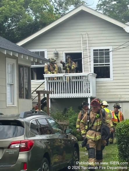 Firefighters Quickly Extinguish Carriage House Fire on Maupas Avenue