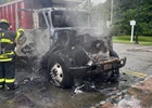 Firefighters and HazMat Team Responded to Vehicle Blaze