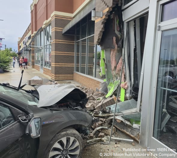 Vehicle Into Storefront Leaves One Injured, Damage Deemed Non-Structural