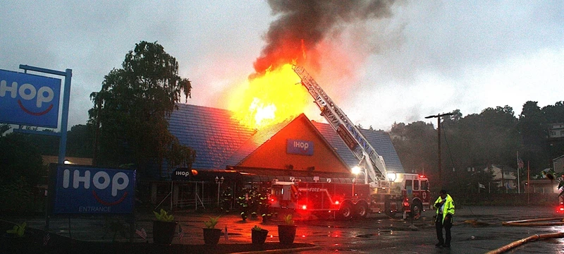 Hasbrouck Heights IHOP Restaurant destroyed in morning blaze