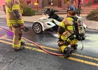 Quick Knockdown of Motorcycle Fire on North Main Street